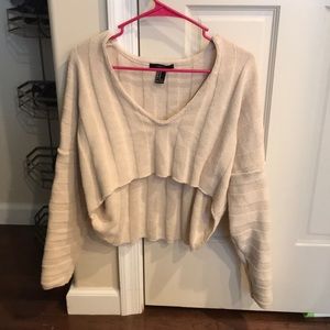 Forever 21 Long sleeve crop top